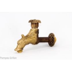 Robinet poussoir temporisé 1/2"’ + Rosace