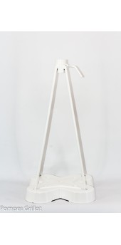 Pompes Grillot Pieds de parasol fonte blanc
