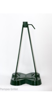 Pompes Grillot pied de parasol retro vert