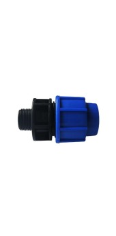Kit d'aspiration 25 mètres recoupable PE 32 bande bleue 16 bars